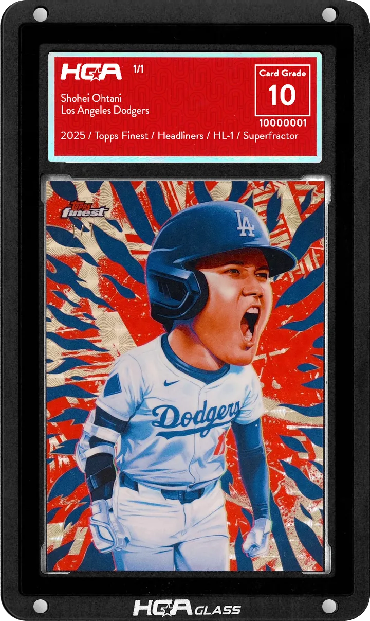 HGA Glass slab: Shohei Ohtani, graded 10